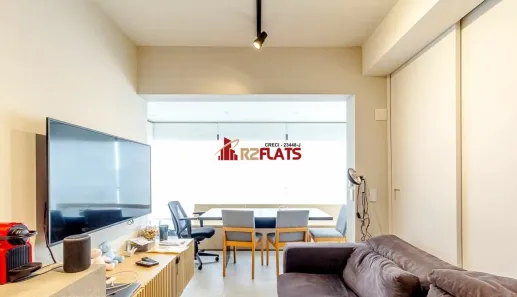 Flat com 1 Quarto para alugar, 53m² no Itaim Bibi, São Paulo