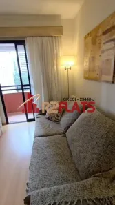 Apartamento com 1 Quarto para alugar, 44m² no Cidade Monções, São Paulo