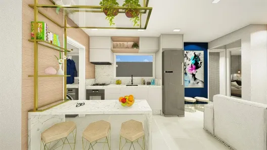 Apartamento com 2 Quartos à venda, 41m² no Vila Assunção, Santo André