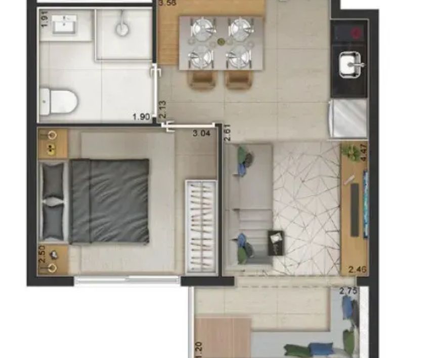 ARCH BOA VISTA - APARTAMENTO no Jardim Santo Amaro, São Paulo