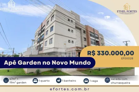 Apartamento com 1 Quarto à venda, 47m² no Lindóia, Curitiba