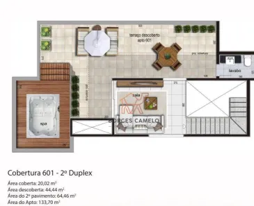 Cobertura com 3 Quartos à venda, 134m² no Havaí, Belo Horizonte