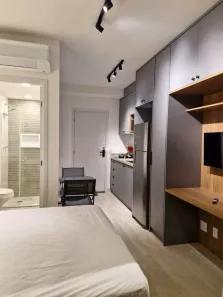 Flat com 1 Quarto para alugar, 23m² no Jardim Aurélia, São Paulo