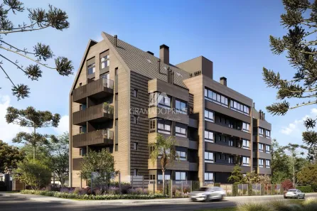 Apartamento com 1 Quarto à venda, 58m² no Centro, Gramado