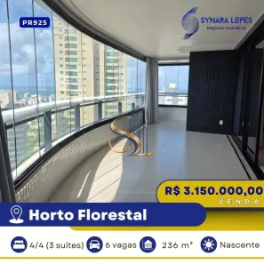 Apartamento com 4 Quartos à venda, 236m² no Candeal, Salvador