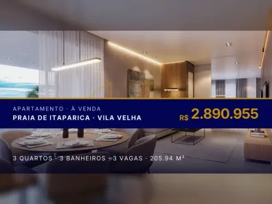 Apartamento com 3 Quartos à venda, 205m² no Praia de Itaparica, Vila Velha