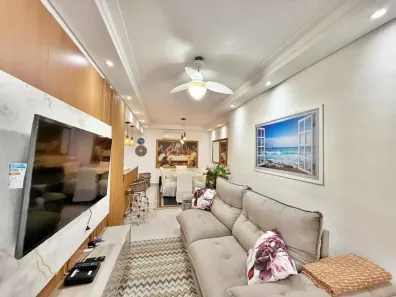 Apartamento com 2 Quartos para alugar, 77m² no Aviação, Praia Grande