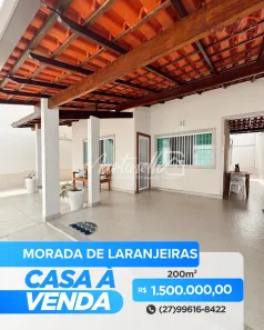 Casa com 3 Quartos à venda, 200m² no Morada de Laranjeiras, Serra