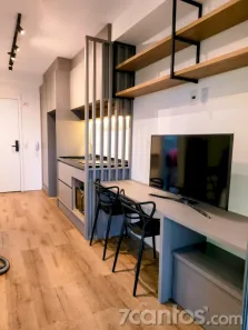 Apartamento com 1 Quarto para alugar, 30m² no Santo Amaro, São Paulo