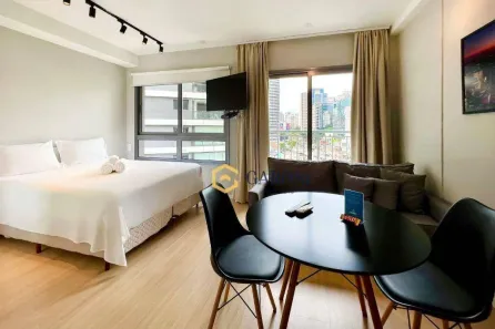 Apartamento para alugar, 27m² no Brooklin Paulista, São Paulo