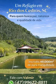 Fazenda/Sítio com 2 Quartos à venda, 49000m² no , Rio dos Cedros