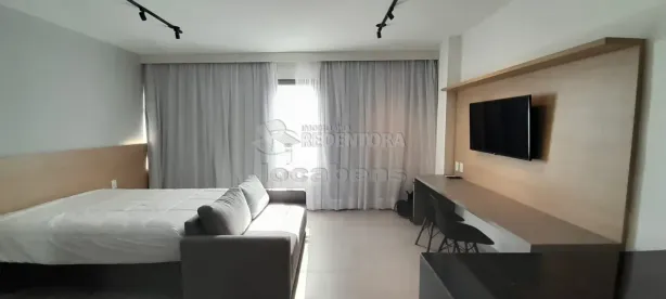 Apartamento com 1 Quarto para alugar, 33m² no Jardim Paulistano, São José do Rio Preto