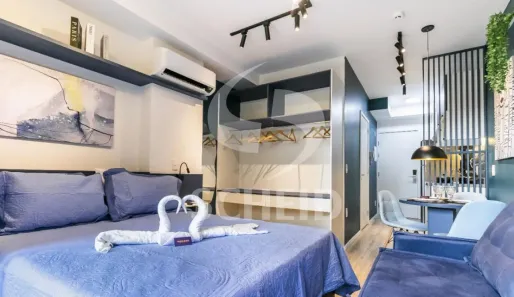 Apartamento com 1 Quarto à venda, 34m² no Santo Amaro, São Paulo