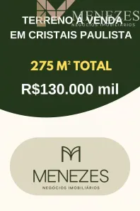 Lote/Terreno à venda, 275m² no , Cristais Paulista