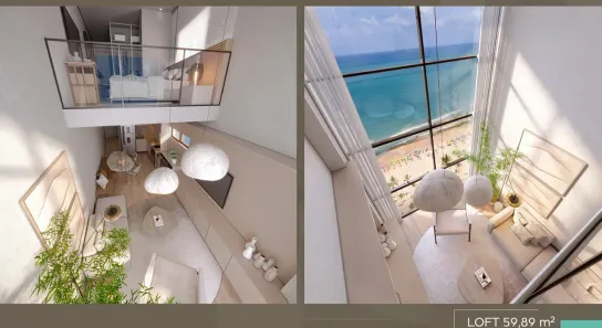Apartamento com 1 Quarto à venda, 59m² no Pina, Recife