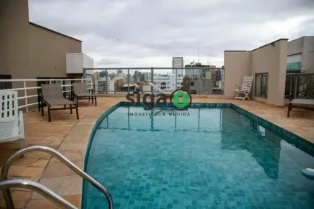 Apartamento com 1 Quarto para venda ou aluguel, 49m² no Brooklin Paulista, São Paulo