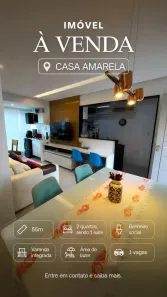 Apartamento com 2 Quartos à venda, 54m² no Casa Amarela, Recife