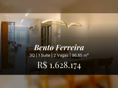 Apartamento com 3 Quartos à venda, 96m² no Bento Ferreira, Vitória