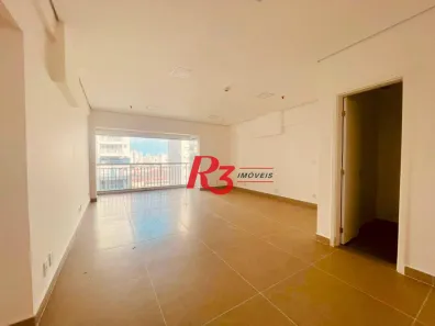 Sala Comercial para alugar, 42m² no Vila Mathias, Santos