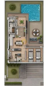 Casa de Condomínio com 4 Quartos à venda, 316m² no Centro, Barra dos Coqueiros