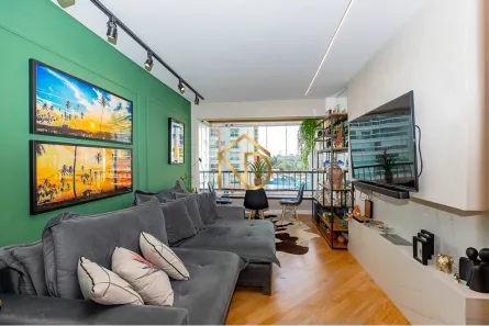 Apartamento com 1 Quarto à venda, 46m² no Brooklin Paulista, São Paulo