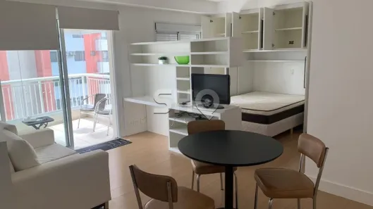 Apartamento com 1 Quarto para alugar, 50m² no Cidade Monções, São Paulo