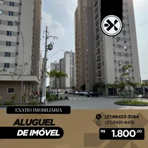 Apartamento com 2 Quartos para alugar, 45m² no Santa Cruz da Serra, Duque de Caxias