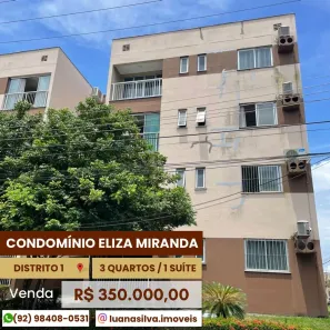 Apartamento com 3 Quartos à venda, 52m² no Japiim, Manaus