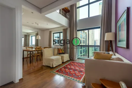 Apartamento com 1 Quarto para alugar, 65m² no Moema, São Paulo