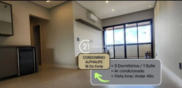 Apartamento com 3 Quartos à venda, 85m² no Dezoito do Forte Empresarial/Alphaville., Barueri