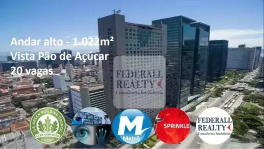 Sala Comercial para alugar, 1022m² no Centro, Rio de Janeiro