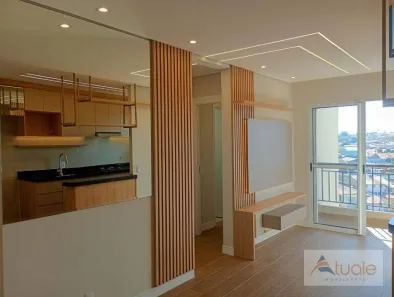 Apartamento com 2 Quartos para alugar, 54m² no Jardim Nova Alvorada, Hortolândia