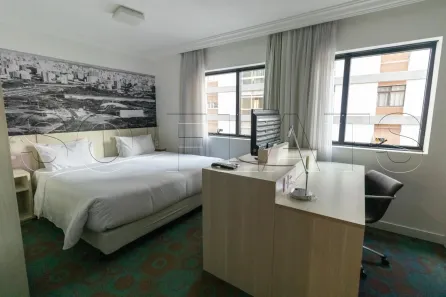 Flat com 1 Quarto para alugar, 32m² no Cerqueira César, São Paulo