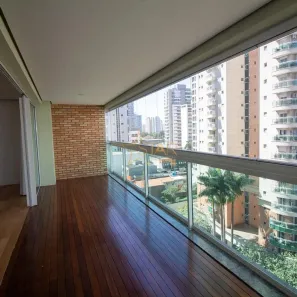 Apartamento com 3 Quartos para alugar, 169m² no Brooklin Paulista, São Paulo