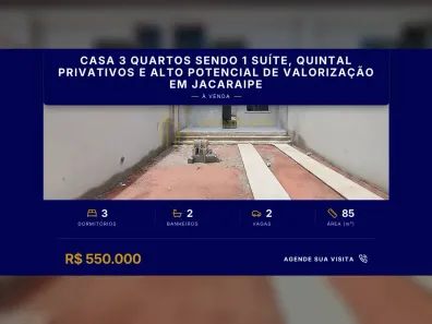 Casa com 3 Quartos à venda, 85m² no São Francisco, Serra