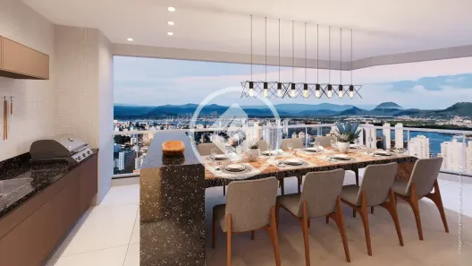 Apartamento com 3 Quartos à venda, 218m² no Ponta da Praia, Santos