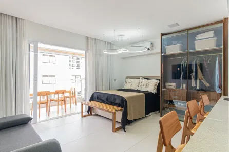 Apartamento com 1 Quarto para alugar, 42m² no Campo Belo, São Paulo