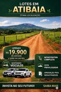 Lote/Terreno à venda, 600m² no Vila Salles, Atibaia