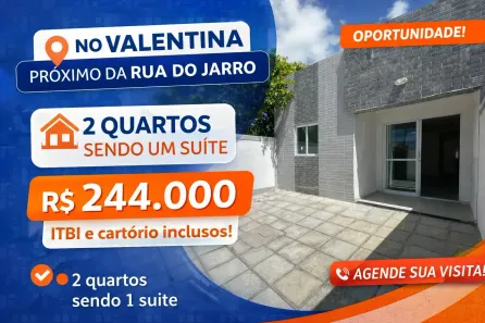Casa com 2 Quartos à venda, 55m² no Gramame, João Pessoa