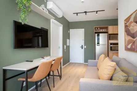 Apartamento com 2 Quartos para alugar, 44m² no Campo Belo, São Paulo