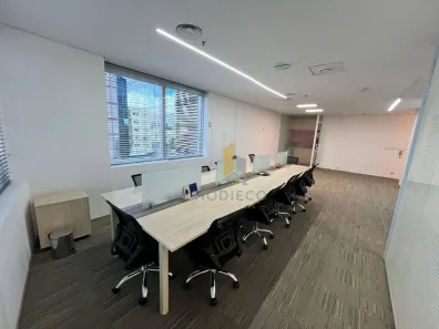 Sala Comercial para alugar, 86m² no Cidade Monções, São Paulo