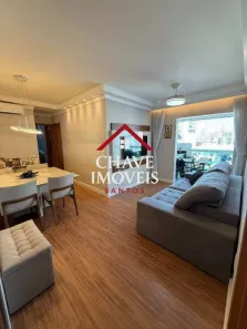 Apartamento com 2 Quartos à venda, 74m² no Gonzaga, Santos