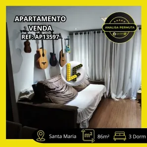Apartamento com 3 Quartos à venda, 86m² no Santa Maria, São Caetano do Sul