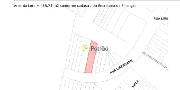 Lote/Terreno à venda, 488m² no Baeta Neves, São Bernardo do Campo