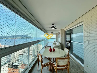 Apartamento com 3 Quartos para alugar, 227m² no Embaré, Santos