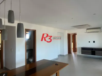 Apartamento com 3 Quartos para alugar, 132m² no Ponta da Praia, Santos