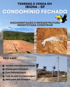 Lote/Terreno à venda, 1000m² no Centro, Ibiúna