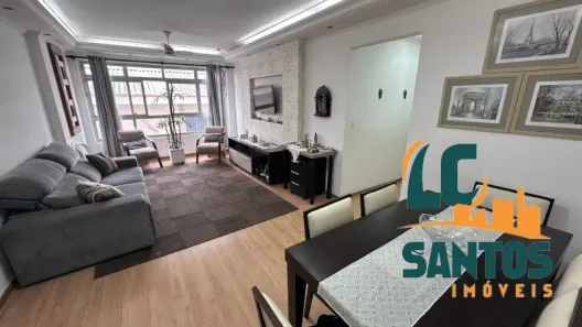 Apartamento com 2 Quartos para venda ou aluguel, 116m² no Marapé, Santos