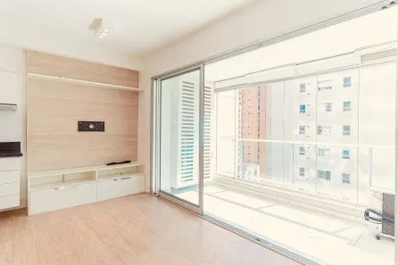 Apartamento com 1 Quarto para alugar, 38m² no Brooklin Paulista, São Paulo
