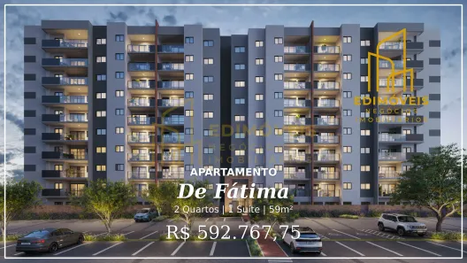 Apartamento com 2 Quartos à venda, 59m² no de Fátima, Serra